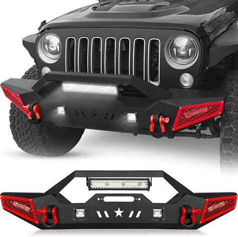 Parachoques Delantero Compatible Con Jeep Wrangler JK JL JKU JLU