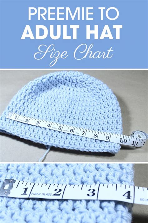 Preemie To Adult Hat Size Chart Cream Of The Crop Crochet