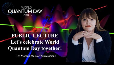 Virtual Online Lecture On Youtube And Twitch “let’s Celebrate World Quantum Day Together