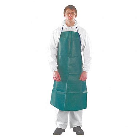 Alphatec Non Woven Laminate Ankle Chemical Resistant Bib Apron