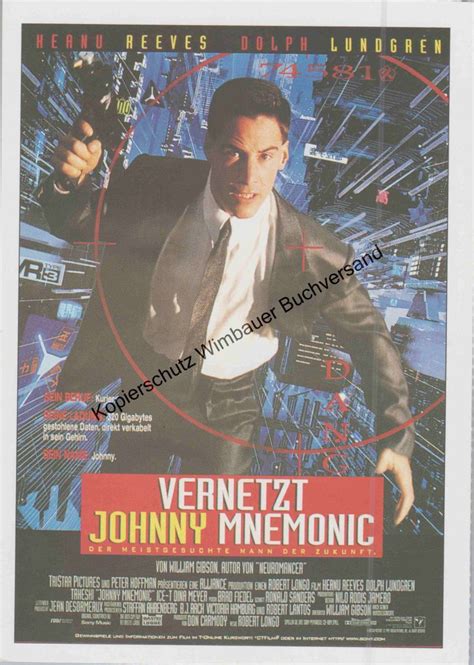 Photopostkarte Vernetzt Johnny Mnemonic Reeves Keanu Und Dolph Lundgren