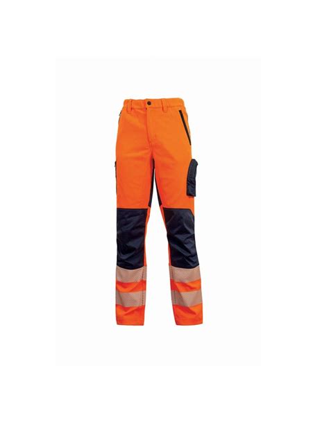 Pantalon haute visibilité ROY Orange Fluo HL222OF Upower Leroy Merlin