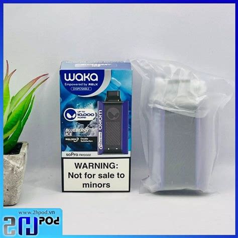 Pod WAKA soPro PA10000 vị Việt quất lạnh Blueberry Ice 10000 hơi dùn