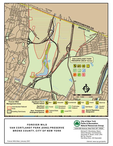 Van Cortlandt Park Map Gadgets 2018