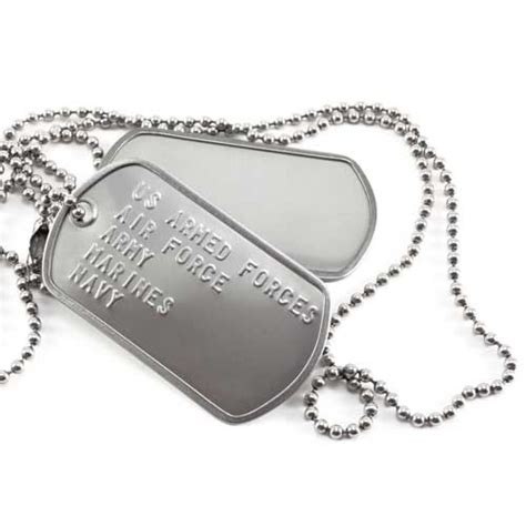 Custom Military Dog Tags | Sole USA Mfg of dog tag ball chains | 4th ...