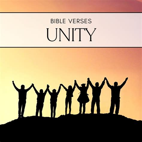 25 Bible Verses About Unity