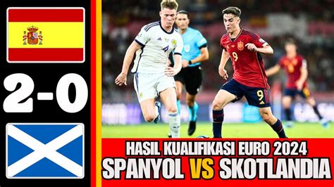 Highlights Spanyol Vs Skotlandia 2 0 Hasil Kualifikasi Euro 2024