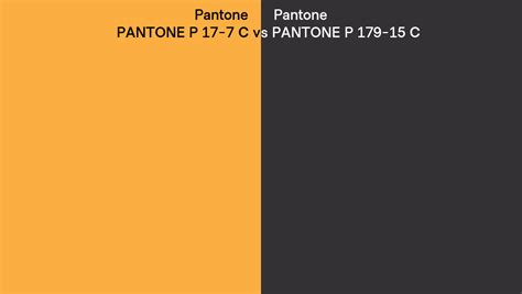 Pantone P 17 7 C Vs Pantone P 179 15 C Side By Side Comparison