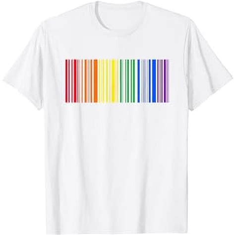 Lgbtq Rainbow Flag Gay Pride Month T Barcode Lgbt T Shirt