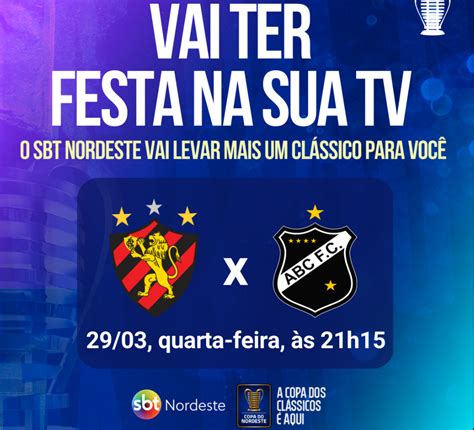 SBT Nordeste transmite Fortaleza x Ceará e Sport x ABC ao vivo