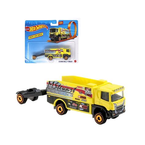 HOT WHEELS SURTIDO TRANSPORTADOR DE AUTOS SCANIA RALLY TRUCK Jugueterías Ansaldo