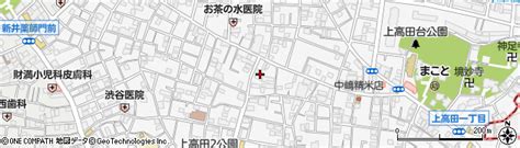 東京都中野区上高田1丁目50 8の地図 住所一覧検索｜地図マピオン