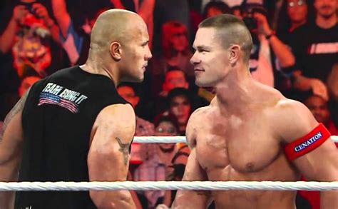 John Cena Opens Up On His Feud With Dwayne The Rock Johnson It Was