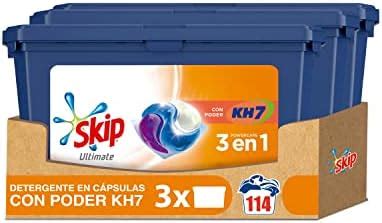 Skip Ultimate Detergente En C Psulas Poder Kh Lavados Pack De