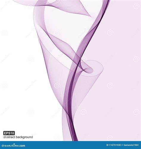 Abstract Purple Wave Background. Stock Vector - Illustration of flow ...