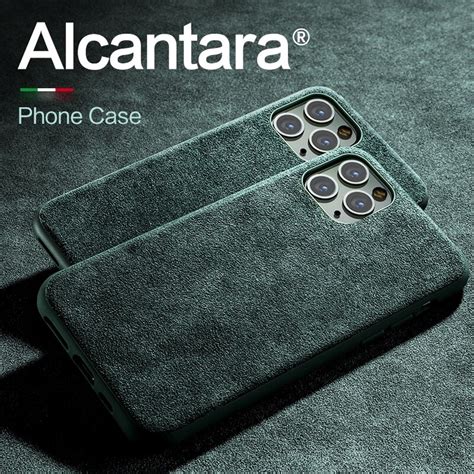 Sancore Dla Iphone Pro Pro Max Etui Alcantara Dla Iphone Mini