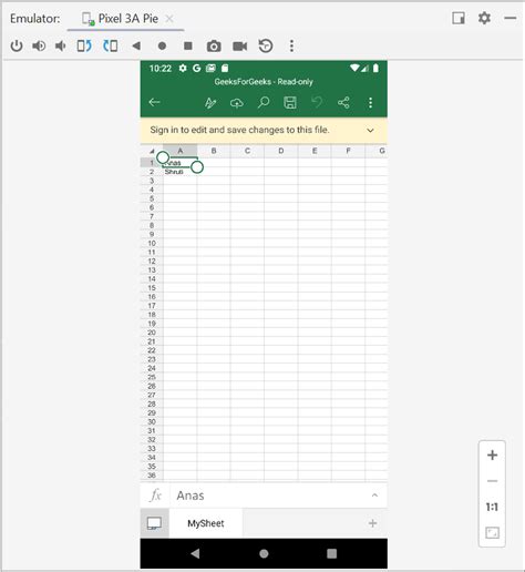 How To Insert Append Data To Excel Using Android Geeksforgeeks