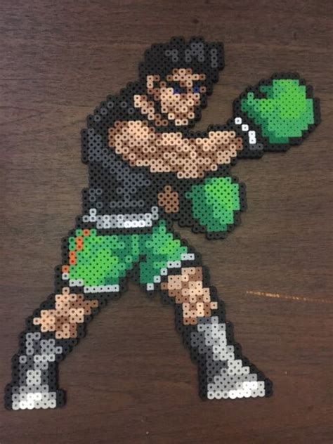 Smash Brothers Little Mac Punch Out Mike Tyson Bead Sprite Design 9 X 6 Ebay