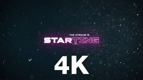 4k Stream Starting Soon Template Free Non Copyright Youtube