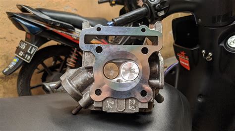 PROJECT MIO GT MIO J 155CC HARIAN HEAD KLEP 28 24 REVIEW SINGKAT HEAD