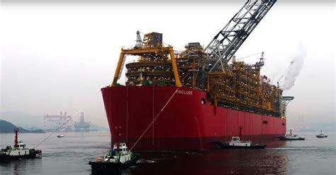 Prelude FLNG Takes to the Seas