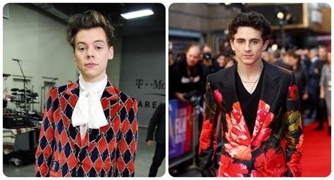 Chalamet And Styles Confirm Hot Men May Have Feelings The Forward