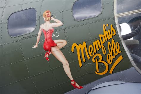 Memphis Belle Nose Art Duxford Museum The Memphis Bell… Flickr