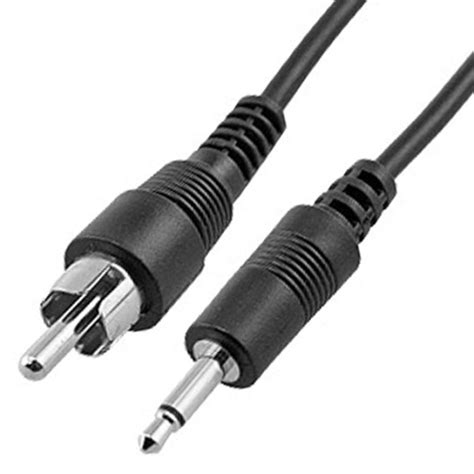 Mm Mono Male To Rca Male Shielded Audio Cable Ft Long