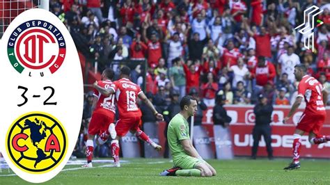 Toluca Vs America Resumen Y Goles Hd Youtube