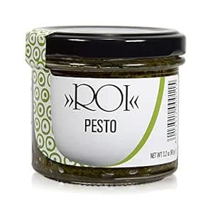 Amazon ROI Pesto Sauce Vegan Pesto Fresh Ligurian Basil Pesto