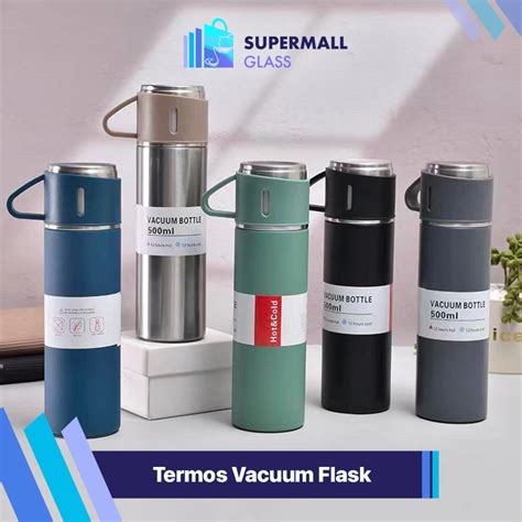 Jual Supermall Glass Cod Termos Vacum Flask Gift Box Hampers Ml