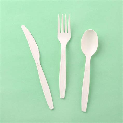 Natural Biodegradable Bulk Eco Friendly Spoon Knife Fork Disposable