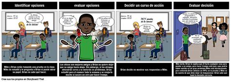 Toma De Decisiones Responsable Storyboard Por Es Examples