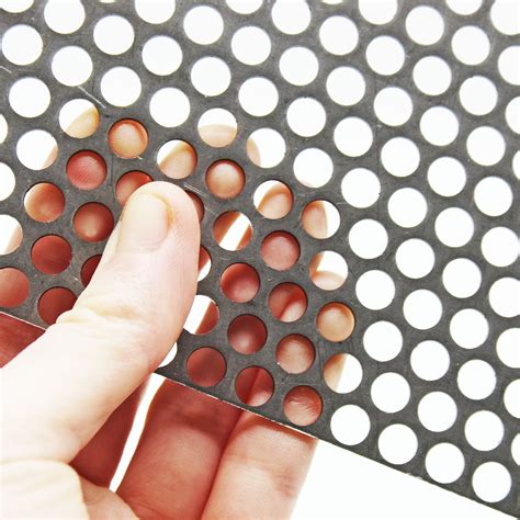 Mm Round Hole Metal Perforated Sheet Mm Pitch X Mm Thick