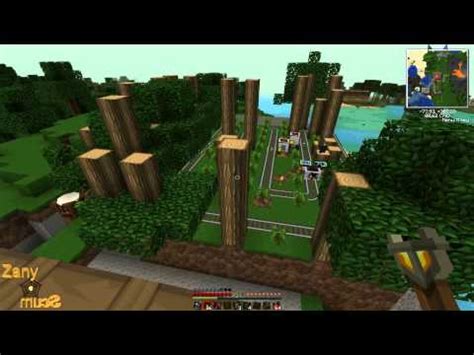 MineCraft Tekkit Lite Steves Carts 2 Wood Cutter Charcoal Farm YouTube