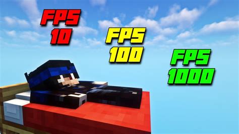 BEDWARS Mas A 10 Vs 100 Vs 1000 FPS YouTube