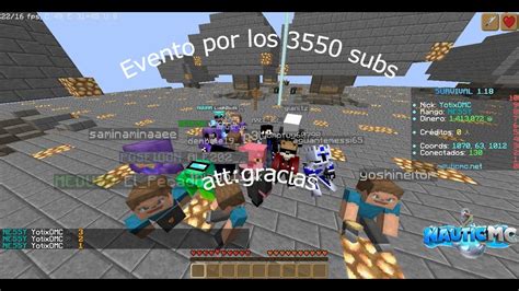 Regalando Cosas Op A Subs En Nauticmc Server De Vmario Yt Yotix