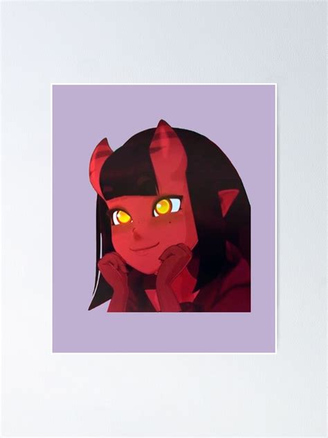 Meru The Succubus Poster For Sale By Marcelobrito Redbubble