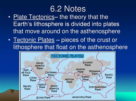 6 2 Notes The Theory Of Plate Tectonics Ppt Download