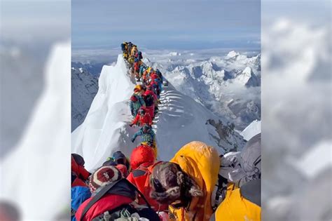 【有片】2個月5死3失蹤 登山客塞爆聖母峰驚險畫面瘋傳 上報 國際