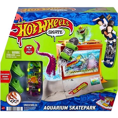 Skate E Rampa Hot Wheels Skatepark Aqu Rio Hgt Mattel Shopee Brasil
