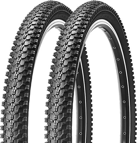 Mohegia 2 Pack Bike Tire 26x195 Inch Folding Black Bicycle Replacement