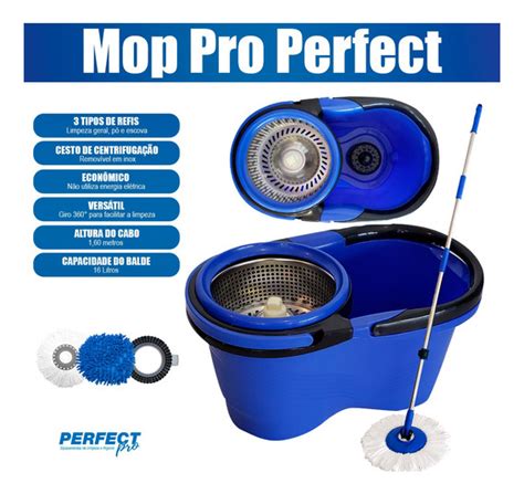 Balde Perfect Mop Pro 360 Giratorio MercadoLivre