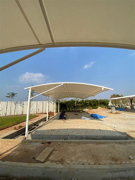 Designer Car Parking Tensile Structure At Rs 400 Sq Ft Tensile Car