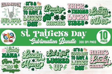 St Patricks Day Png Sublimation Bundle Graphic By Dark Pixel