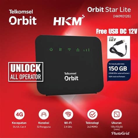 Jual Mifi Modem Wifi Orbit Star Lite Hkm Unlock Free Telkomsel