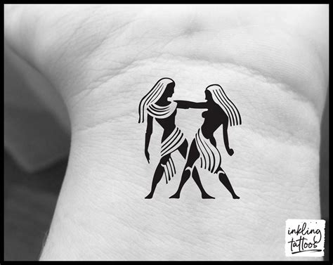 Gemini Air Sign Tattoo Stunning Designs To Elevate Your Ink Game