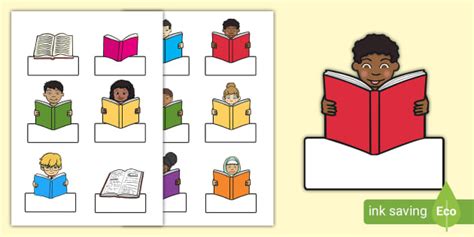 Free Editable Book Labels Literacy Primary Classes