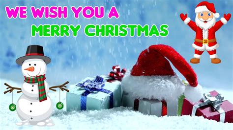 We Wish You A Merry Christmas With Lyrics Christmas Songs And Carols Merry Christmas 🎄🎅🏼🎁