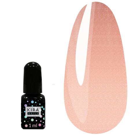 Гель-лак Kira Nails №045 темно-карамельный с мелким шиммером 1 мл ...